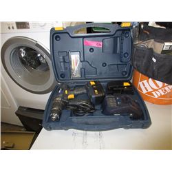 Used Mastercraft cordless drill with case