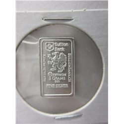 .999 Fine Silver "Swiss Mint" bar - 5 grams