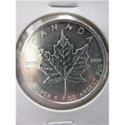1 oz. - Silver Canada Maple Leaf coin - .999 Fine