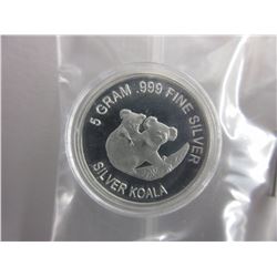 .999 Fine Silver "Australia Mint" round - 5 grams