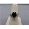 Image 1 : Garnet & Diamond dinner ring