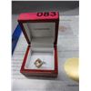Image 2 : 2.4 CT Oval Citrine & Diamond dinner ring