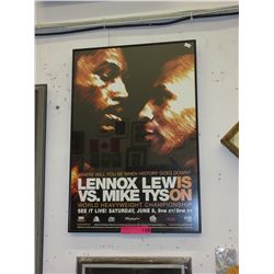 Lennox Lewis vs Mike Tyson poster