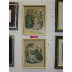 2 Prints of vintage magazine adds