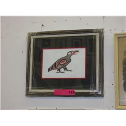 Richard Shorty framed print "Raven"
