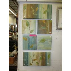 6 Piece canvas wall art