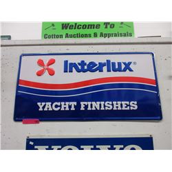 Interlux Yacht finishes advertising sign