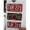 Image 1 : 3 Missouri license plates