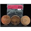 Image 1 : 3 Fine Copper Art Rounds