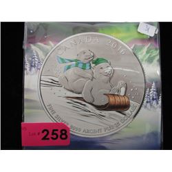 2016 CDA Colourized $25 Silver Coin