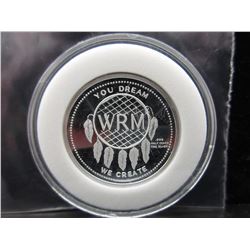 Silver Art Round. 1/2 Troy oz. of .999 Silver