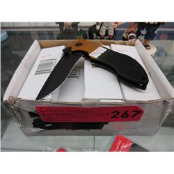 12 New folding knives