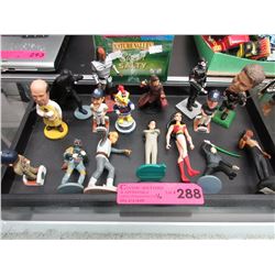 Mini figurines - a few are bobble heads