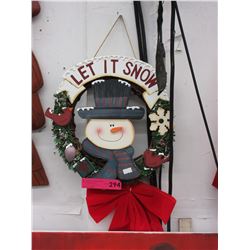 Christmas door ornament