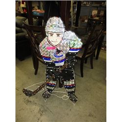 Illuminated hockey figure - floor standing