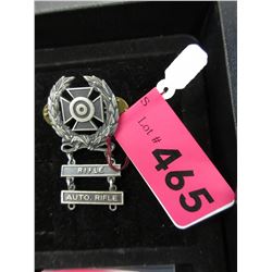 Sterling Silver WWII Marksman Cross