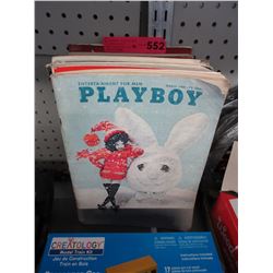 10 Used Playboy magazines from the 60s & 70s