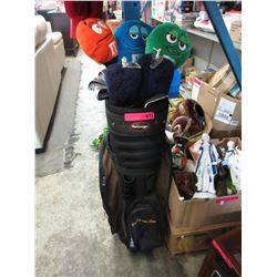 Used golf clubs & bag