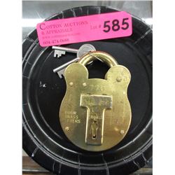Genuine solid brass "Squire" lock