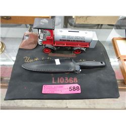Ertl Bank, Knife & Bank Bag
