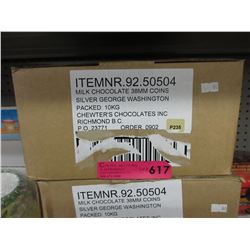 10 kg Box of chocolate coins