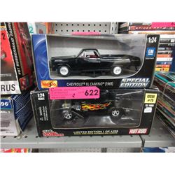 2 Scale model, die-cast cars