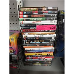 25 used DVD movies