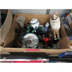 Collection of decorative household items