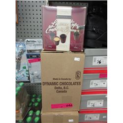 2 Cases of chocolate liqueur cups