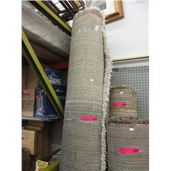 Used beige shag carpet