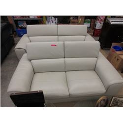 New - Leather sofa & loveseat