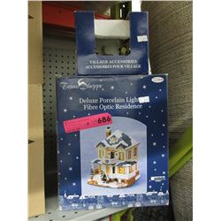 Porcelain Christmas Village house & accessories