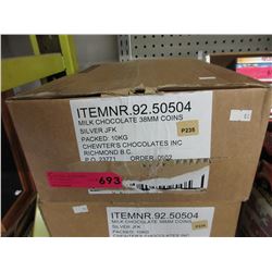 10 kg Box of chocolate coins