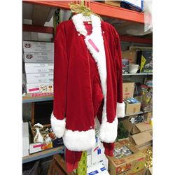 Used velveteen Santa suit