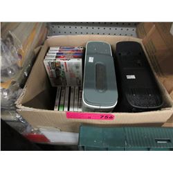 2 Used XBOX consoles & Nintendo games