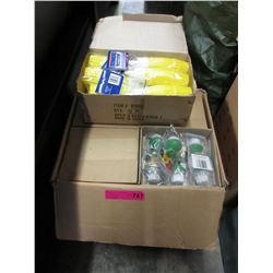 Case of new plastic pot & dish scrubbers
