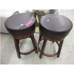 New - Pair of 24" swivel stools