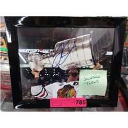 Autographed Jonathan Toews photograph