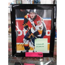 Autographed Connor McDavid photograph