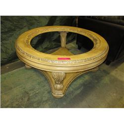 Used round coffee table - no middle