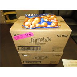 2 Cases of Milkfuls caramel candy