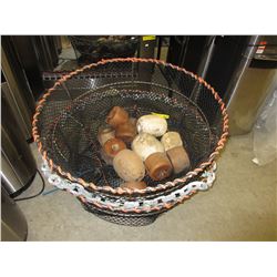 2 Used prawn traps