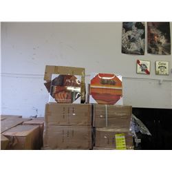 3 Cases of new canvas wall art
