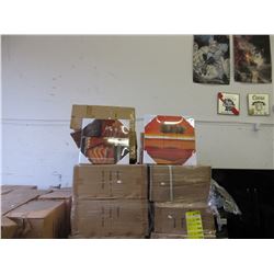 3 Cases of new canvas wall art