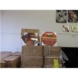 3 Cases of new canvas wall art
