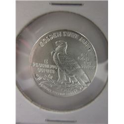Rare! .999 Fine Silver Indian Head/Eagle Round