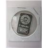 Image 1 : .999 Fine Silver Monarch Mint hand pressed bar