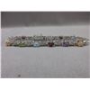 Image 1 : Multi-gemstone & Diamond Tennis bracelet
