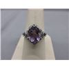 Image 1 : Diamond & Amethyst Dinner Ring