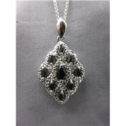Multi-Sapphire & Diamond necklace set